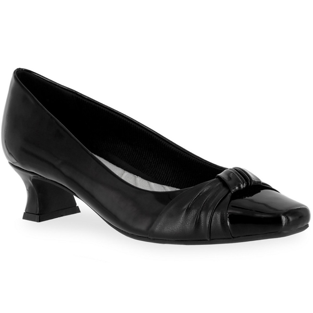 Easy Street Waive Women's Dress Pumps Size 6.5 M in Black Square Toe NEW IN BOX